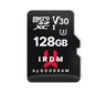 GoodRam microSDXC 128GB (+ SD adapteris) cena un informācija | Atmiņas kartes fotokamerām | 220.lv