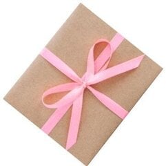 Dāvanu kastīte ar rozā lentīti cena un informācija | Dāvanu saiņošanas materiāli | 220.lv