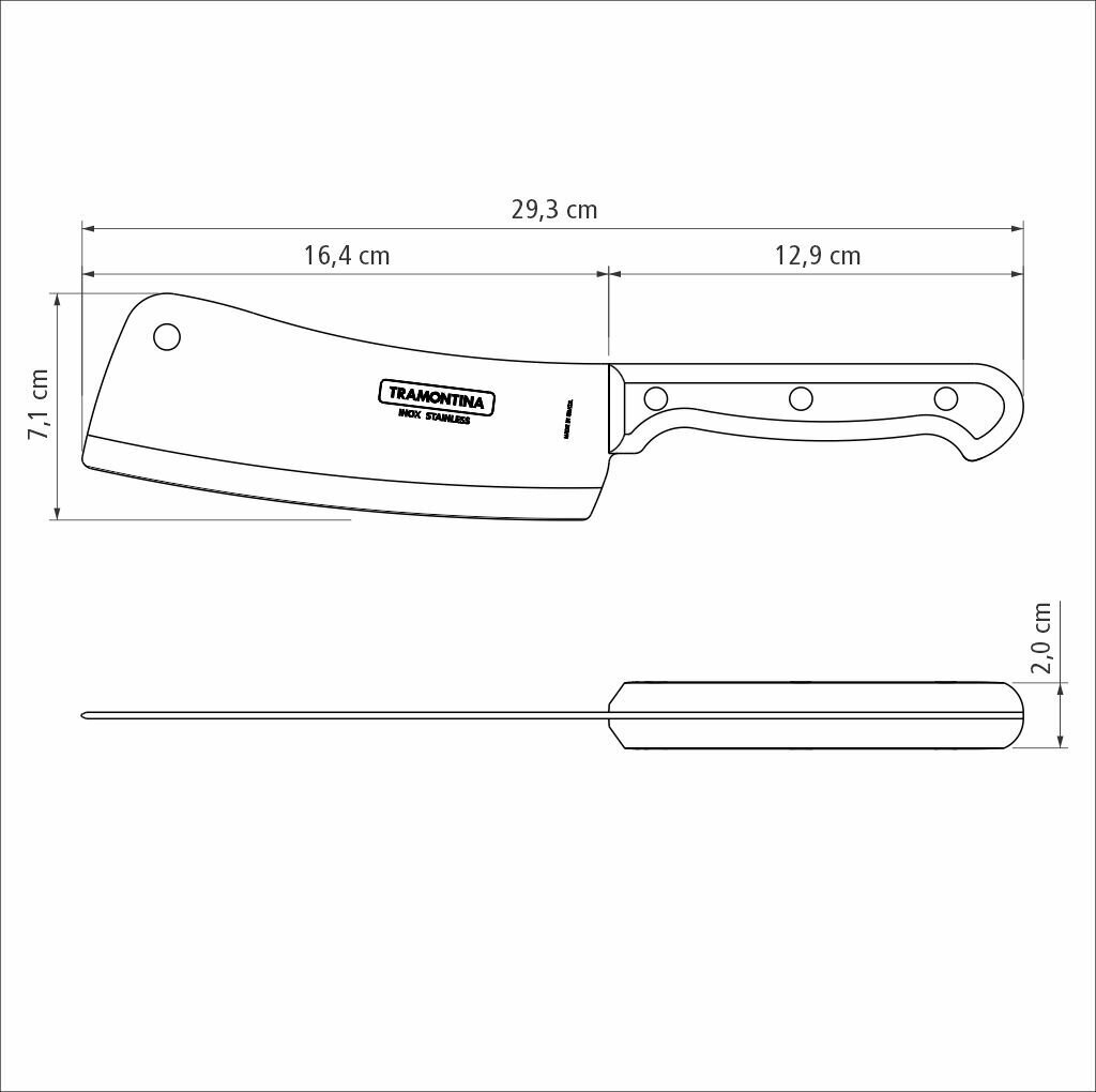 Tramontina ULTRACORTE virtuves cirvis 6'' цена и информация | Naži un to piederumi | 220.lv