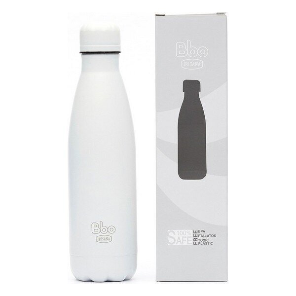 Termoss Irisana BBO7, tērauds 304 (500 ml), melns cena un informācija | Ūdens pudeles | 220.lv