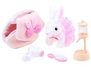 Интерактивный плюшевый кролик с сумочкой цена и информация | Мягкие игрушки | 220.lv