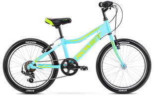 Velosipēds bērniem Romet Rambler KID 1 20" Alu 2022, zils/zaļš цена и информация | Велосипеды | 220.lv