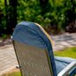 Saliekamais krēsls Patio Merida, zils cena un informācija | Dārza krēsli | 220.lv