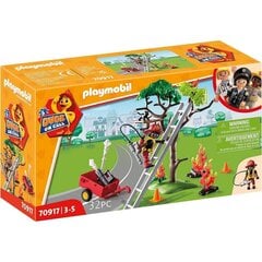 70917 PLAYMOBIL, D.O.C.- Fire Rescue Action: Cat Rescue цена и информация | Kонструкторы | 220.lv