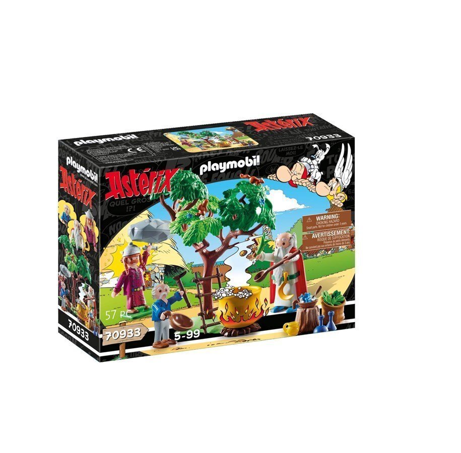 70933 PLAYMOBIL, Asterix : Getafix with the caldron of Magic Potion цена и информация | Konstruktori | 220.lv