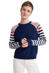 Džemperis sievietēm Desigual, zils cena un informācija | Sieviešu džemperi | 220.lv
