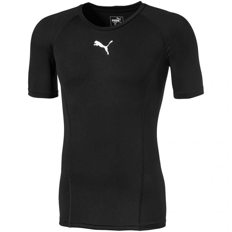 T-krekls vīriešiem Puma Liga Baselayer Tee SS, melns cena un informācija | Vīriešu T-krekli | 220.lv