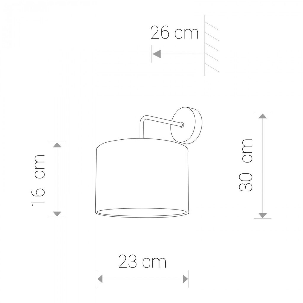 Nowodvorski Lighting sienas lampa Alice 9084 cena un informācija | Sienas lampas | 220.lv