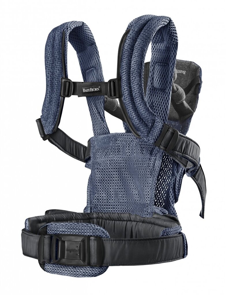 BABYBJORN ķengursoma HARMONY 3D Mesh, navy blue, 088008 cena un informācija | Slingi, ķengursomas | 220.lv