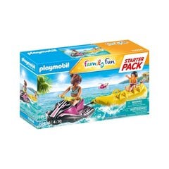 70906 PLAYMOBIL, Starter Pack ūdens motocikli ar banānlaivu цена и информация | Конструкторы и кубики | 220.lv