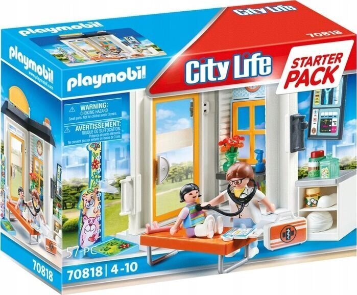 70818 PLAYMOBIL® City Life, Pediatra kabinets цена и информация | Konstruktori | 220.lv