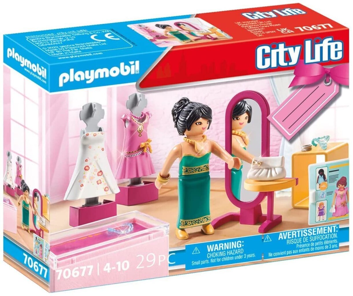 70677 PLAYMOBIL, Fashion Boutique dāvanu komplekts cena un informācija | Konstruktori | 220.lv