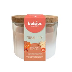 Bolsius ароматическая свеча с пробкой True Joy, 6,6x8,3 см, восточный аромат цена и информация | Подсвечники, свечи | 220.lv