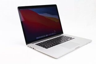 MacBook Pro 2014 Retina 15" - Core i7 2.2GHz / 16GB / 256GB SSD / INT / Silver (lietots, stāvoklis A) cena un informācija | Portatīvie datori | 220.lv