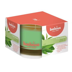 Bolsius aromātiskā svece True Scents, 6.3x9 cm, zaļā tēja cena un informācija | Sveces un svečturi | 220.lv