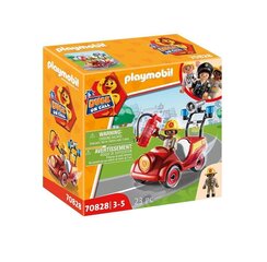 70828 PLAYMOBIL, D.O.C. Ugunsdzēsēji glābj mini automobili cena un informācija | Konstruktori | 220.lv