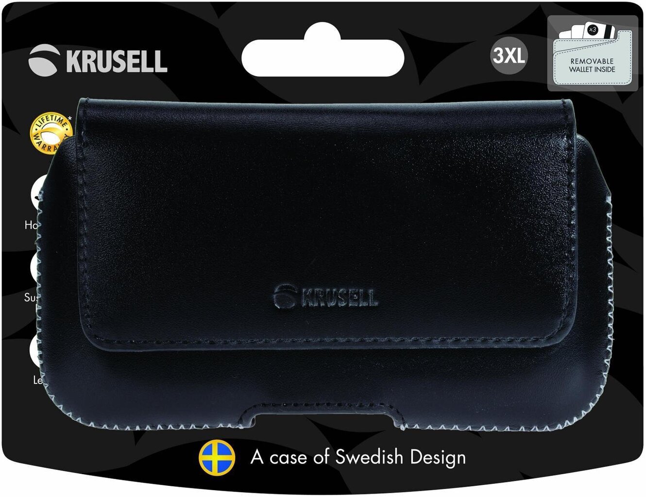 Krusell Hector Plus Case 3XL, universāls cena un informācija | Telefonu vāciņi, maciņi | 220.lv