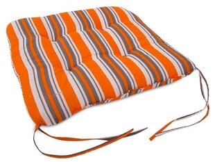 Подушка на стул Patio C002-03PB, 45 х 45 см, оранжевая/серая цена и информация | Подушки, наволочки, чехлы | 220.lv