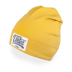 Plāna kokvilnas cepure pavasarim TuTu, dzeltena cena un informācija | Cepures, cimdi, šalles meitenēm | 220.lv