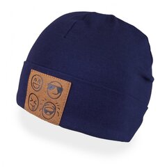 Plāna kokvilnas cepure pavasarim TuTu, zila cena un informācija | Cepures, cimdi, šalles zēniem | 220.lv