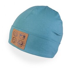 Plāna kokvilnas cepure pavasarim TuTu, zaļa cena un informācija | Cepures, cimdi, šalles zēniem | 220.lv