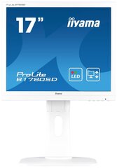 Iiyama LED monitor PROLITE B1780SD-W1 17 , TN LED, 1280 x 1024 pixels, 5:4, 5 ms, 250 cd cena un informācija | Monitori | 220.lv