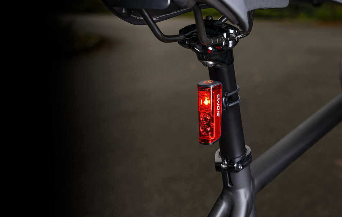 Aizmugurējais lukturis Sigma Blaze LED + Brake Light USB cena un informācija | Velo lukturi un atstarotāji | 220.lv