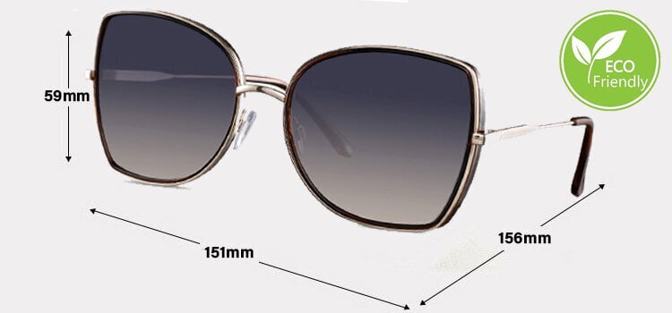 Sieviešu saulesbrilles Label L6032 цена и информация | Saulesbrilles sievietēm | 220.lv