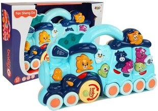 Interaktīva rotaļlieta Lokomotīve, zila cena un informācija | Rotaļlietas zīdaiņiem | 220.lv