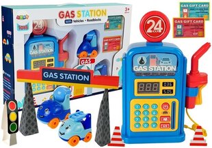Interaktīva degvielas uzpilde ar automobiļiem cena un informācija | Rotaļlietas zēniem | 220.lv