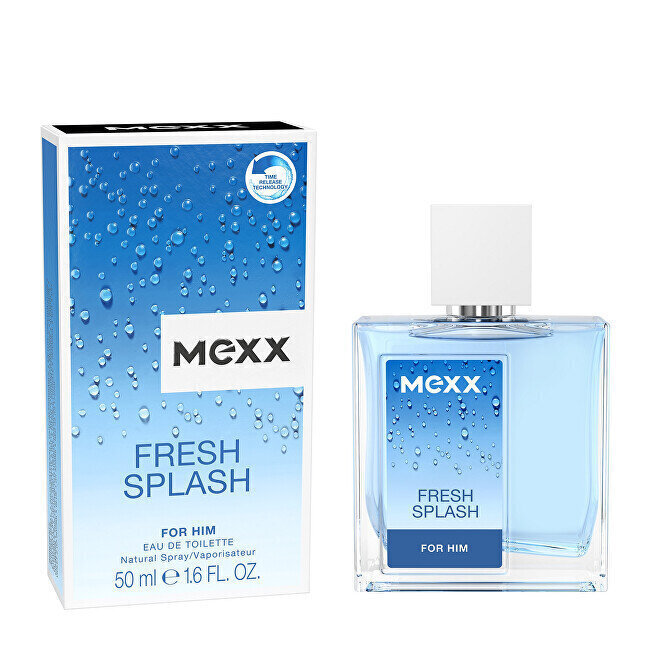 Tualetes ūdens Mexx Fresh Splash Man - EDT 50 ml cena un informācija | Vīriešu smaržas | 220.lv