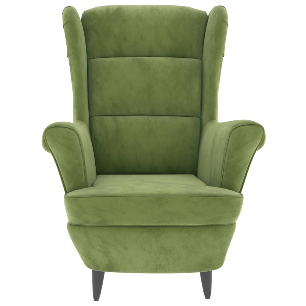 Krėslas, šviesiai žalios spalvos, aksomas cena un informācija | Atpūtas krēsli | 220.lv