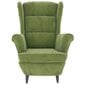 Krėslas, šviesiai žalios spalvos, aksomas цена и информация | Atpūtas krēsli | 220.lv