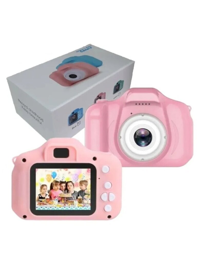 Digitālā kamera bērniem, rozā цена и информация | Digitālās fotokameras | 220.lv