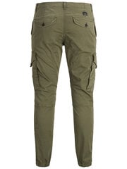 Bikses vīriešiem Jack & Jones Jjipaul Jjflake AKM 542 Olive Night 12141844 цена и информация | Мужские брюки | 220.lv