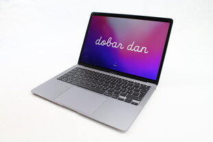 MacBook Air 2020 Retina 13" - M1 / 8GB / 256GB SSD / SWE / Space Gray (lietots, stāvoklis A) cena un informācija | Portatīvie datori | 220.lv