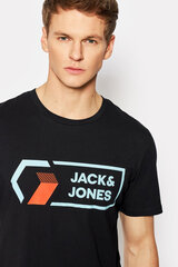 T-krekls JACK & JONES 12204902BLACK-XL cena un informācija | Vīriešu T-krekli | 220.lv