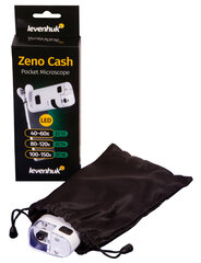 Карманный микроскоп Levenhuk Zeno Cash ZC12 цена и информация | Телескопы и микроскопы | 220.lv