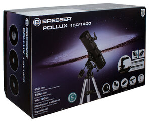 Телескоп Bresser Pollux 150/1400 EQ3 цена и информация | Телескопы и микроскопы | 220.lv