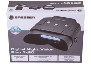 Digitālais nakts redzamības binoklis Bresser 3x20 cena un informācija | Binokļi | 220.lv