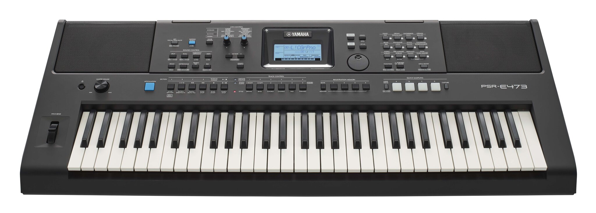 Sintezators Yamaha PSR-E473 цена и информация | Taustiņinstrumenti | 220.lv