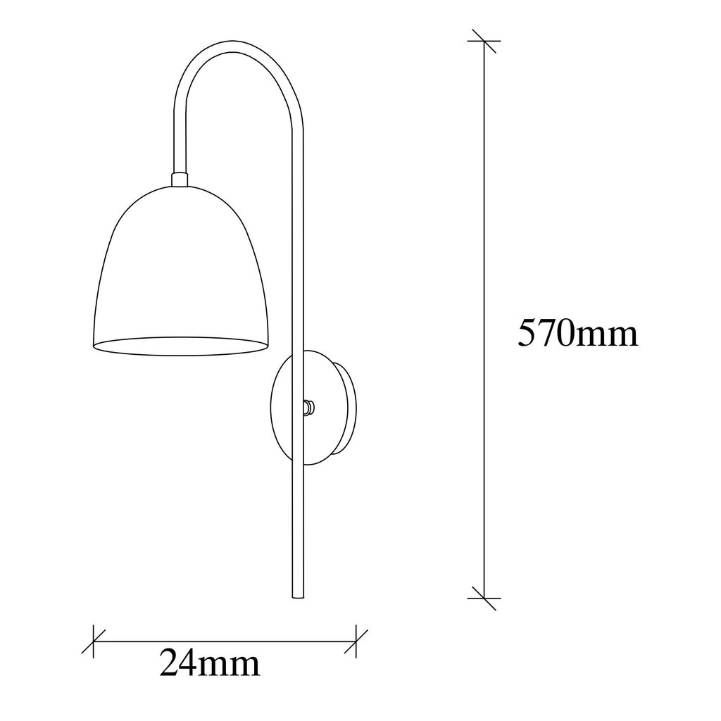 Sienas lampa 584TTM1979 cena un informācija | Sienas lampas | 220.lv