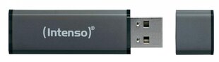 USB atmiņas karte Intenso 8GB Alu USB 2.0 Anthracite cena un informācija | USB Atmiņas kartes | 220.lv