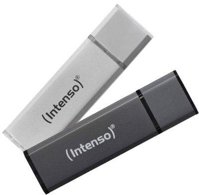 USB zibatmiņa Intenso Alu Line, 16GB cena un informācija | USB Atmiņas kartes | 220.lv