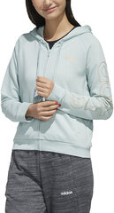 Džemperis Adidas W E Brand Hd Tt, zaļš cena un informācija | Jakas sievietēm | 220.lv