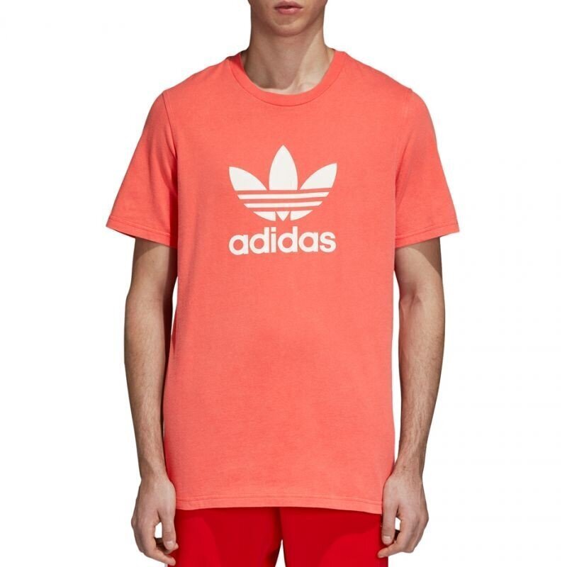 T-krekls vīriešiem Adidas Trefoil M DH5777, oranžs cena un informācija | Sporta apģērbs vīriešiem | 220.lv