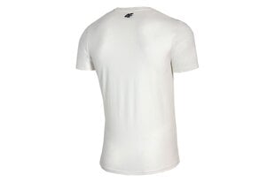 Мужская футболка 4F H4L21 TSM015, белая цена и информация | 4F Мужская одежда | 220.lv