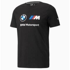 Мужская спортивная футболка Puma BMW MMS ESS M 532253 01, черная цена и информация | Мужская спортивная одежда | 220.lv