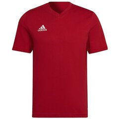 Vīriešu sporta t-krekls Adidas Entrada 22 Tee M HC045, sarkans cena un informācija | Sporta apģērbs vīriešiem | 220.lv