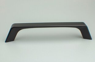 Metāla rokturis "Aranova-Black" 128 mm, melns cena un informācija | Mēbeļu rokturi  | 220.lv